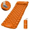 Outdoor inflatable pad foot pedal light portable outdoor camping inflatable mattress lunch break sleeping pad tent inflatable pad