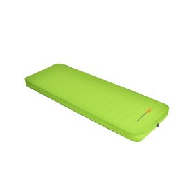 Self Inflating Folding Camping Sleeping Mattress with Carrying Bag (Color: Green)