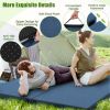 Foldable Camping Mattress with High density foam Cushion and Anti-slip Bottom