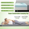 Foldable Camping Mattress with High density foam Cushion and Anti-slip Bottom