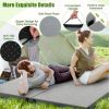 Foldable Camping Mattress with High density foam Cushion and Anti-slip Bottom