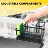 Kitchen Sink Caddy,Rustproof 304 Stainless Kitchen Gadgets Sink Accessories