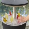 7.5 Gallon Modern Cool Bar Outdoor Patio Furniture With Wine Cooler